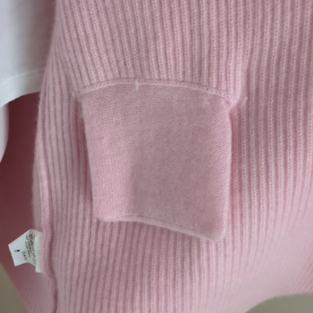 Rani Arabella Shawl Neck Sweater Pink View 6